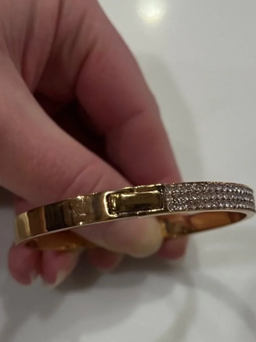 Kate Spade Rose Gold Bracelet with Silver Highlights - Picture 3 of 4